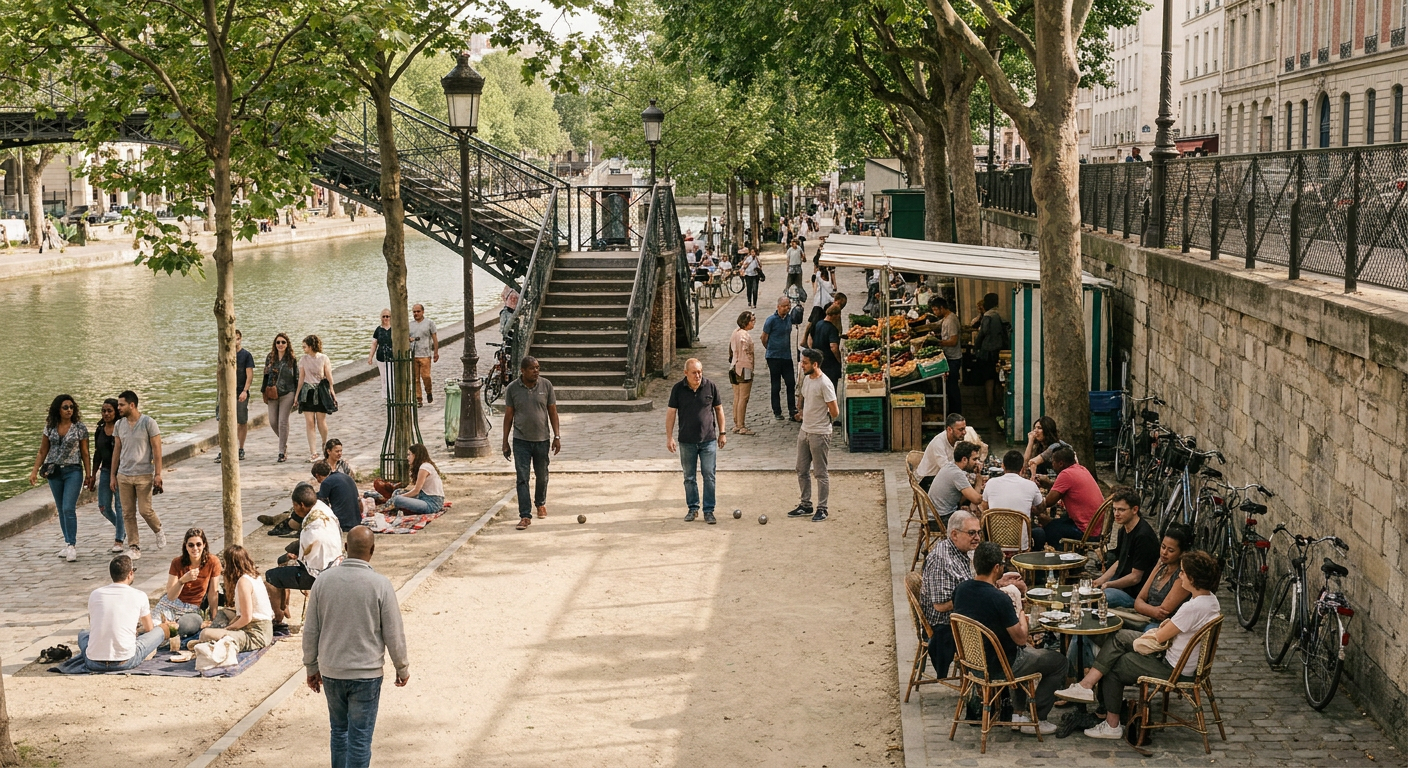 Canal Saint-Martin's Waterside Restaurants Blend Parisian Classics with Global Cuisine
