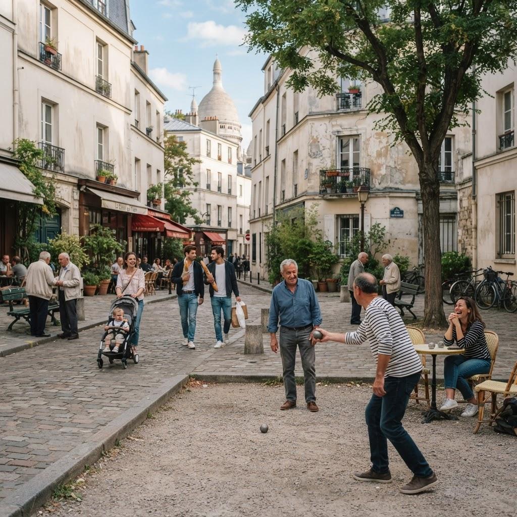 Montmartre's Weekend: Outdoor Games and Evening Shows Await