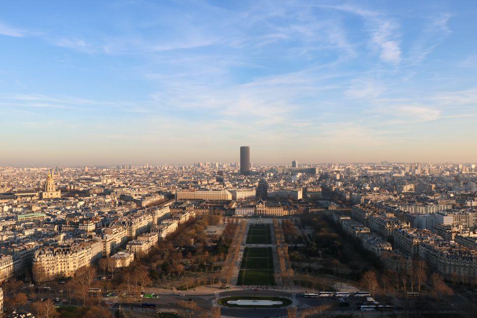 View of Paris at Sunset