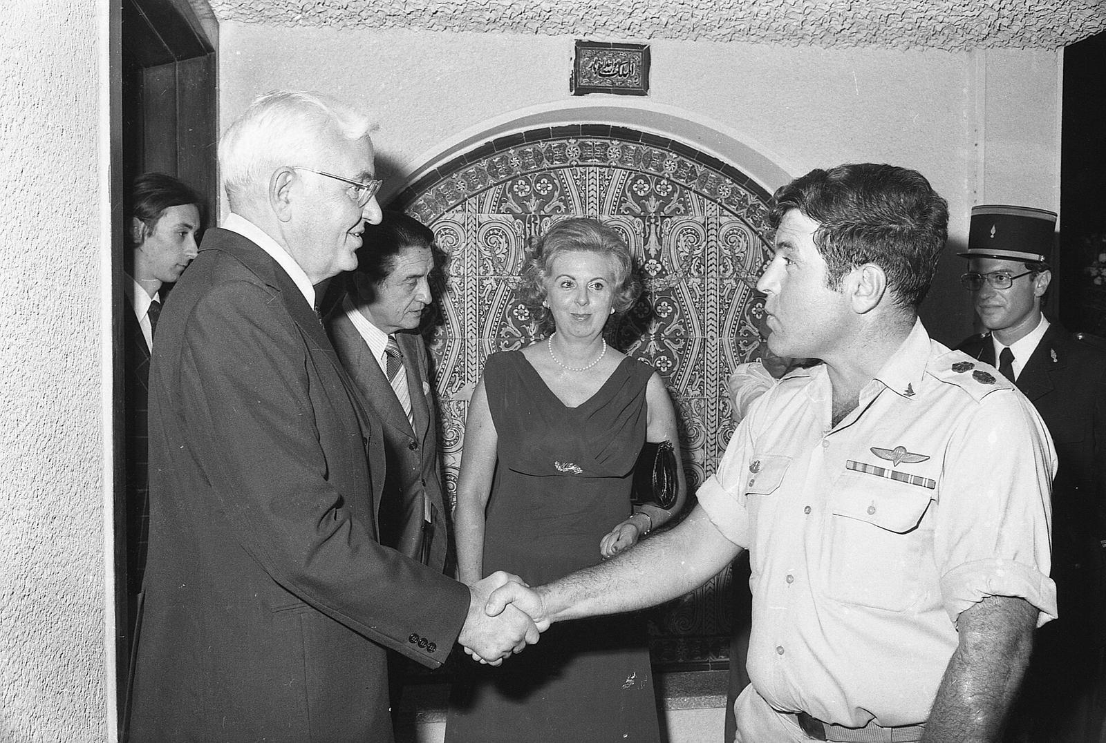 Bastille Day was celebrated by the French Ambassador in Tel Aviv in a huge cocktail party (FL62658904)