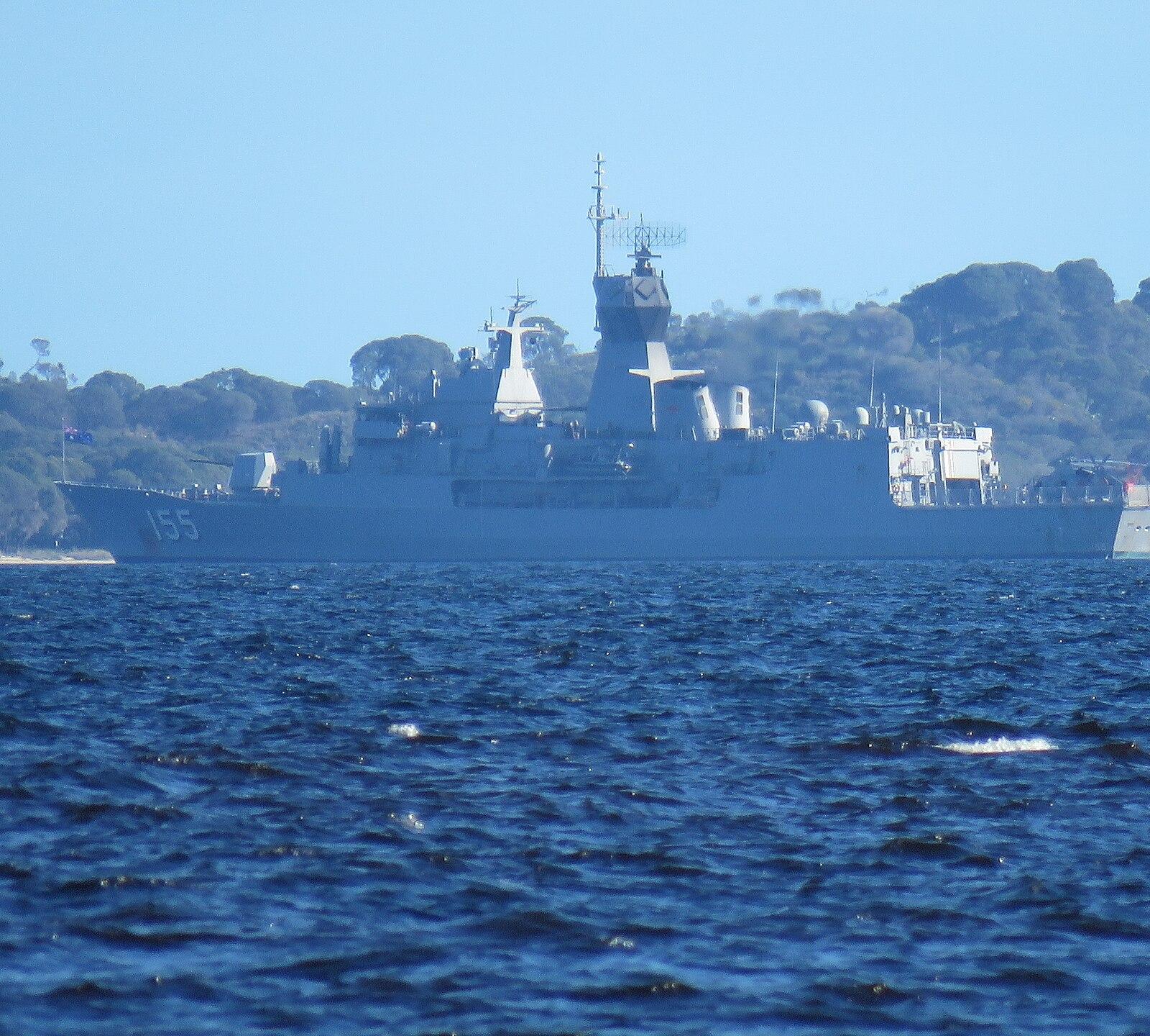 HMAS Ballarat (FFH 155) at Garden Island, Western Australia, August 2021