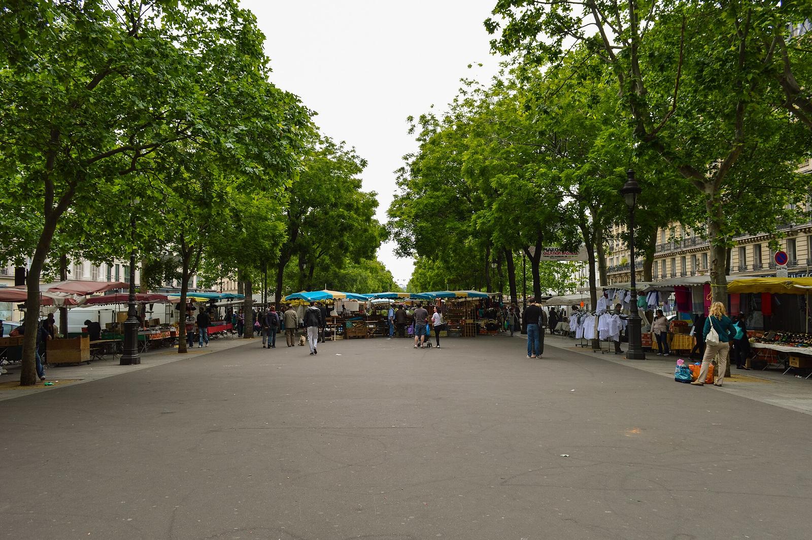 Market at Boulevard Richard Lenoir, Paris 1 June 2014