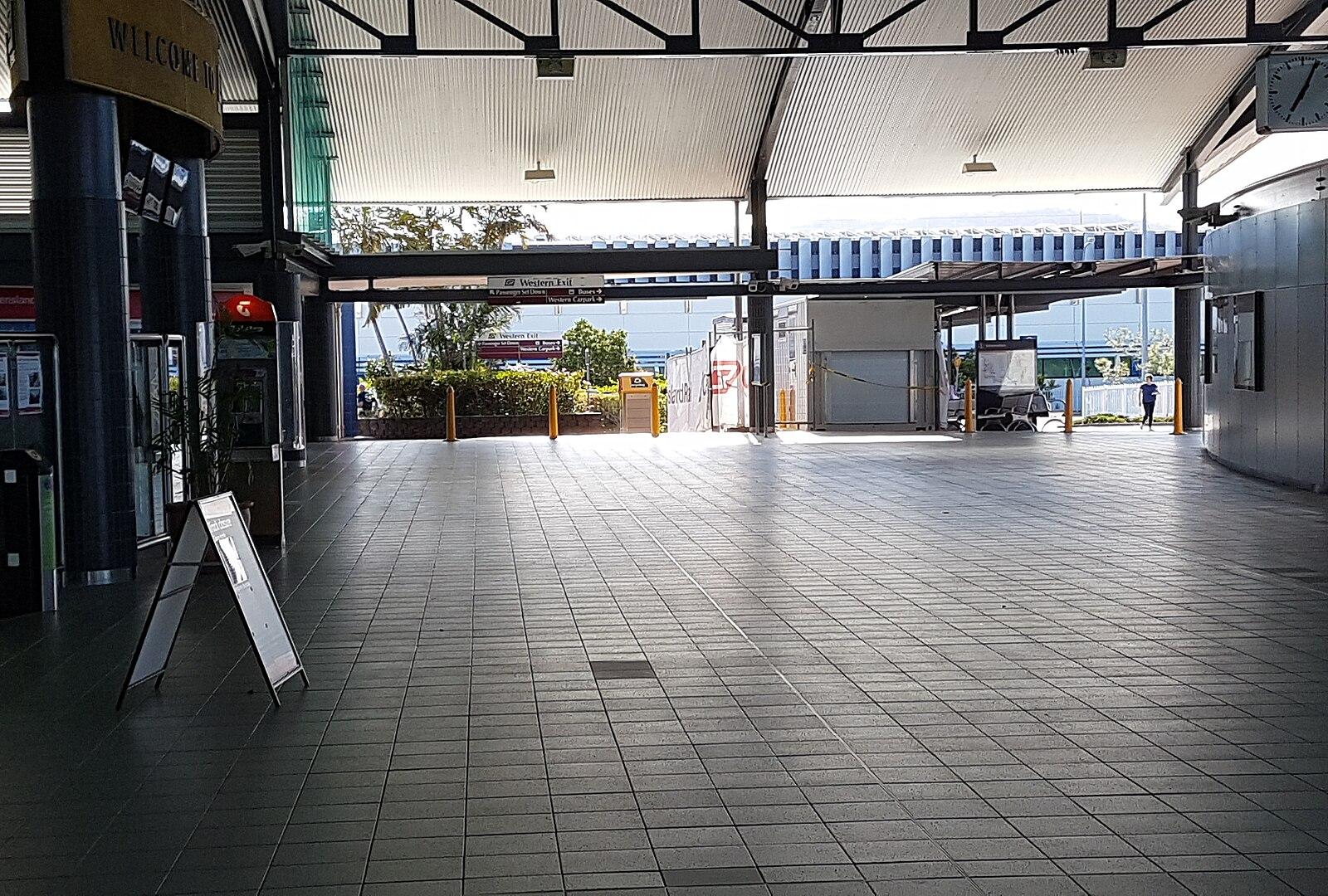 Robina station concourse