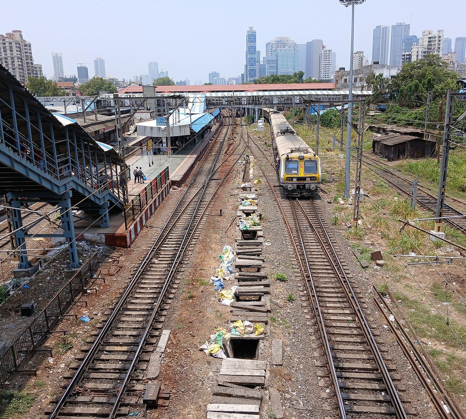 Dadar sanction as viewed from foot over bridge