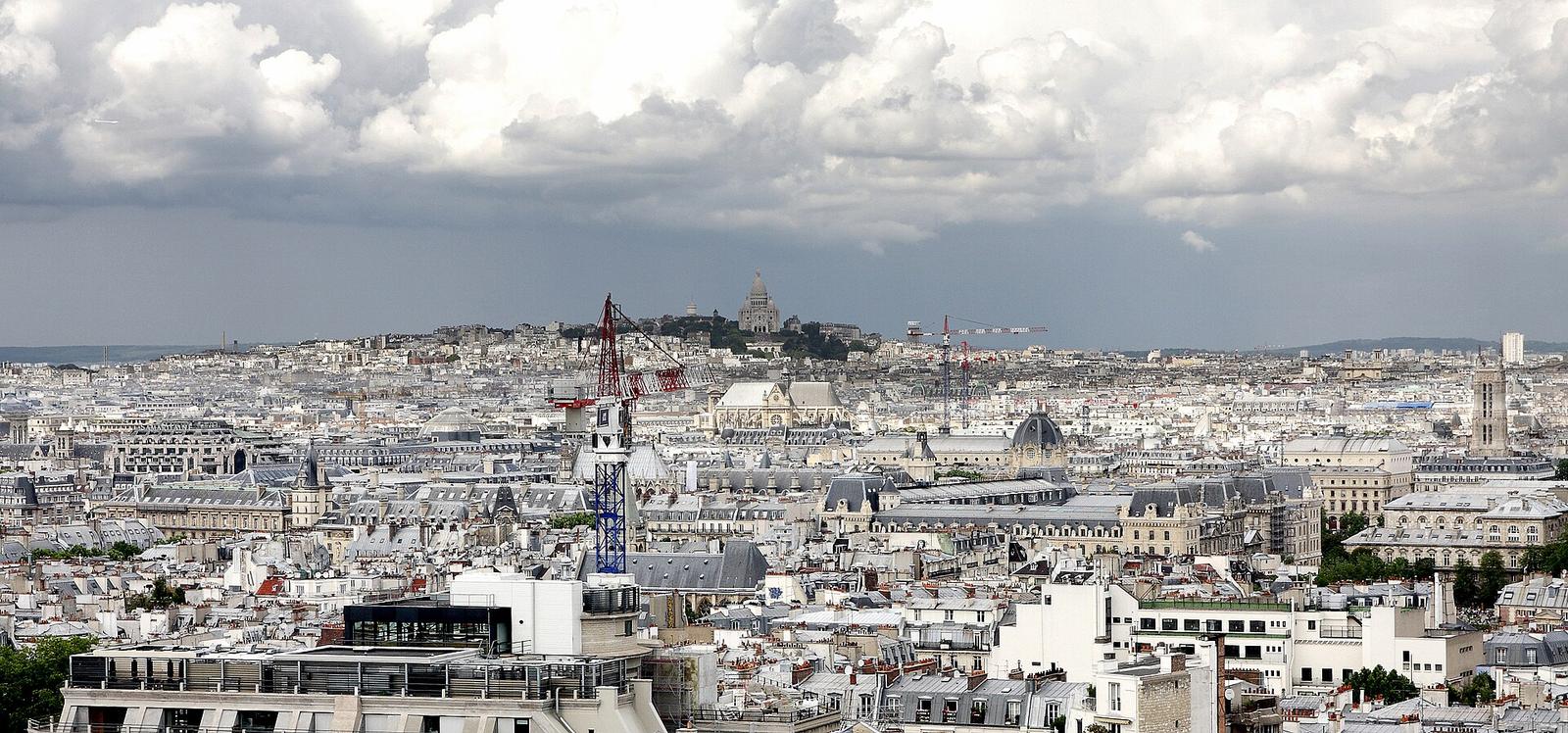 Montmartre vu du Panthéon 6 Juillet 2012