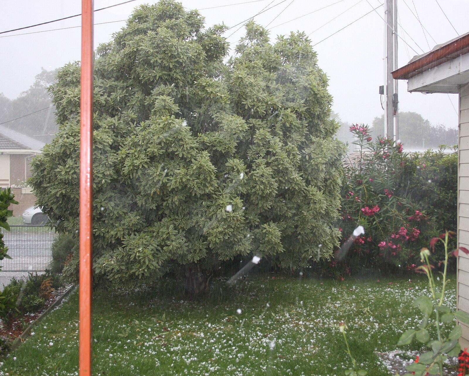 Hail in Australia in 2011