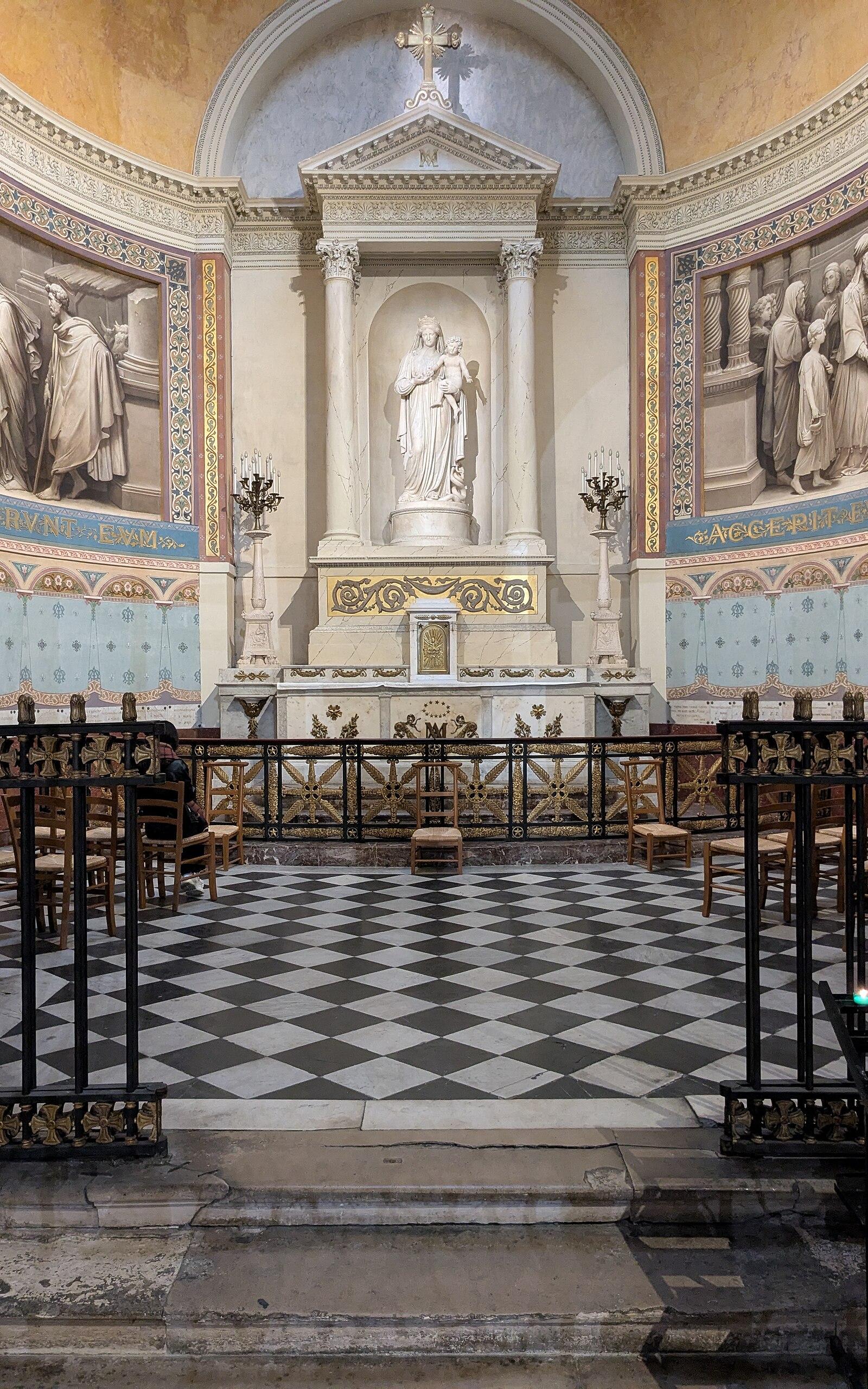 Paris 6e Église Saint Germain des Prés Chapelle de la Vierge